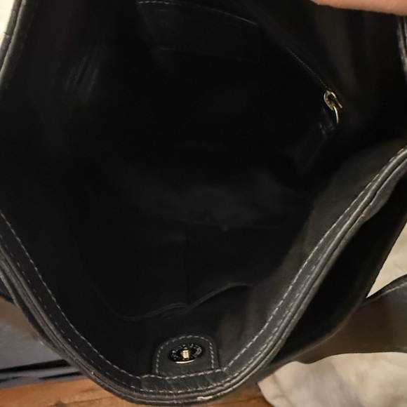 Coach Madison Leather Phoebe Shoulder Bag Black EUC - Picture 4 of 5